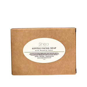 Gentle Facial Soap with Rosehip Seed - Shea BODYWORKS