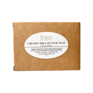 Creamy Shea Butter soap - Lavender - Shea BODYWORKS
