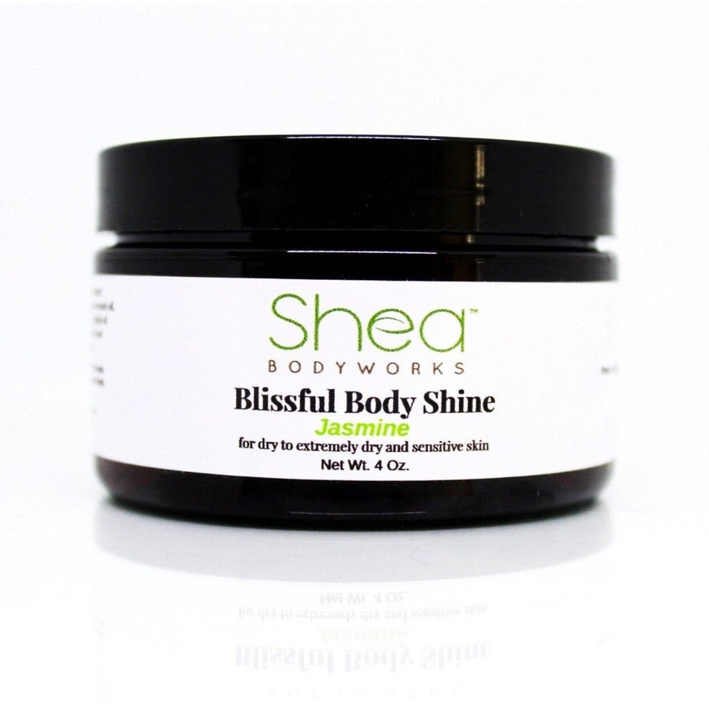 Blissful Body Shine Jasmine - Shea BODYWORKS Dry skin, Moisturizing body butter