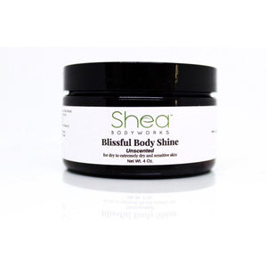 Blissful Body Shine Unscented - Shea BODYWORKS for Dry skin, Moisturizing body butter