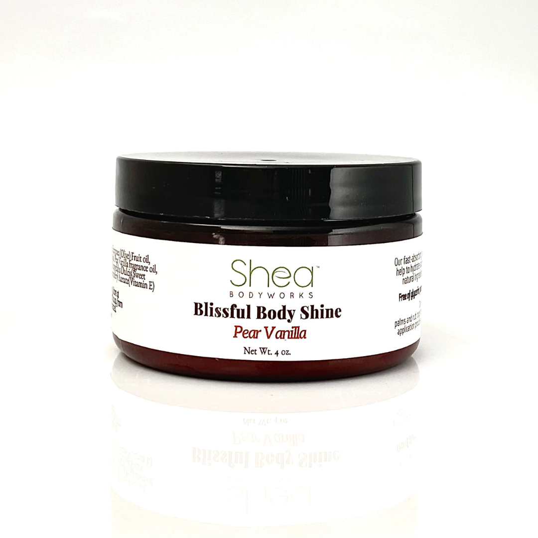 Blissful Body Shine Pear Vanilla - Shea BODYWORKS