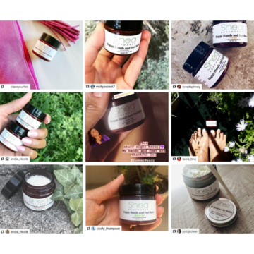 Customers sharing their Happy Hands and Feet Balm experiences.
